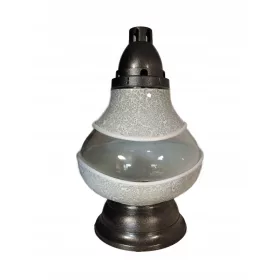   Уникална витражна лампа-фенер с форма на карафа за всички видове свещи