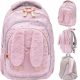 Ученическа раница ASTRABAG FLUFFY BUNNY, AB330 - идеален избор за момичета от 1-ви до 3-ти клас