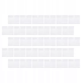    50 бр. Държач за цени и етикети за магазин, PVC