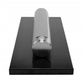   Самостоятелна биокамина от неръждаема стомана черен гланц 0.5L – модерен биоетанолов каминен уред за дом и апартамент