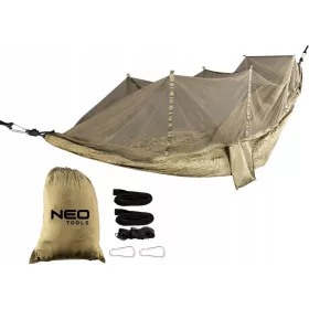    Хамак без разпъващи щанги Neo Tools зелен 200 кг 330 x 140