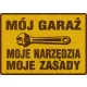 ТАБЕЛА ЗА МОЯТА ГАРАЖА - 20X28 СМ