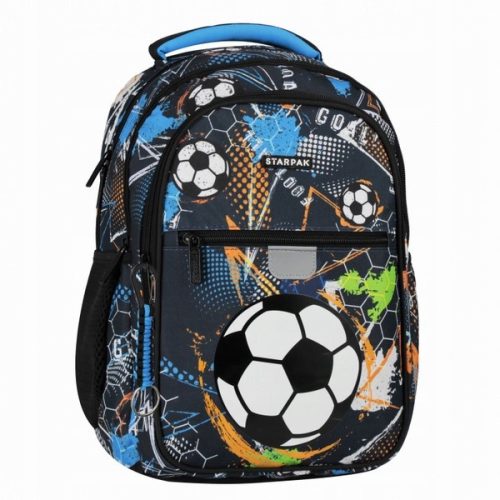 Школен Раница за Момчета STARPAK Football Blue - Идеална за Спорт и Училище