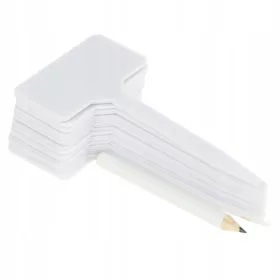  Стояща табела бяла 5 x 14,5 см 30 бр.