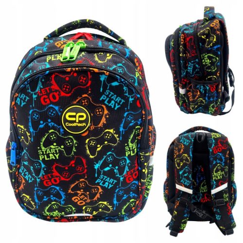 Ученически раница CoolPack Jerry с модерен дизайн X-Play и обем от 21л