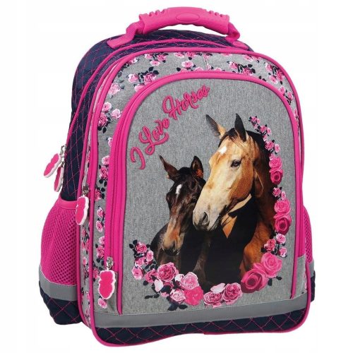 Ученическа Раница I LOVE HORSES – идеална за момичета, обичащи коне