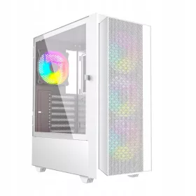  Кутия Gembird CCC-FC-4000W Midi Tower, бяла