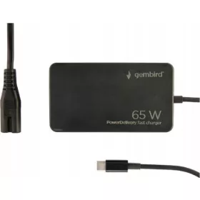   Универсално зарядно Gembird 65W USB-C FC, черно