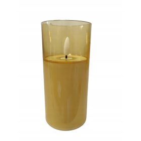   LED Свещ с Батерии и Подвижен Пламък 12,5 см