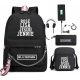 Ултрамодерен ученически раница BLACKPINK с USB порт и комплект аксесоари