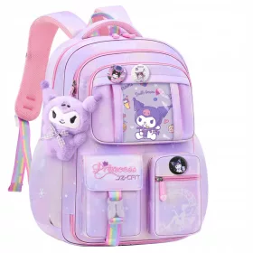   Ученическа раница Zenoluxe Kuromi за класове 3-9, многофункционална и модерна