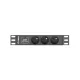  Разклонител Lanberg за 10" шкафове 1U 16A PDU 3x PL 2m черен