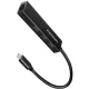  AXAGON Хъб, 3x USB-A + Gigabit Ethernet, метален