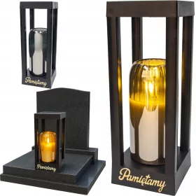   Соларна LED Лампа с Двоен Режим на Осветление за Гроб