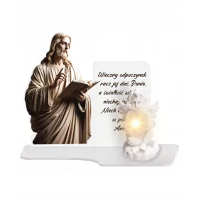   LED Ангел Паметник Премиум XL - Символ на Обич и Вечна Памет