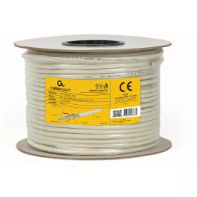  Пач корд Gembird U/UTP (UTP) CAT 6 100 м сив
