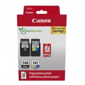    Комплект мастила Canon PG-540 + CL-541 + фотохартия 50 бр. (5225B013) пълен комплект