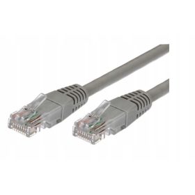    Пачкорд кабел TB Cat.6 RJ45 UTP 3 м сив 10 бр.