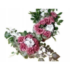   Голям стъклен фенер за гроб 29 см с парафинови свещи - комплект от 8 броя