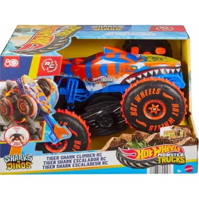    HOT WHEELS MONSTER TRUCK RC TIGER SHARK Climber 1:15 кола с дистанционно управление