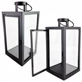   Черна Декоративна Светилка: Идеална за Дома и Градината