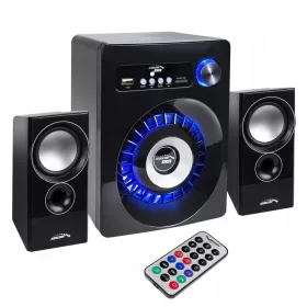    Audiocore AC910 2.1 Bluetooth високоговорители, FM радио, вход за TF карта, AUX