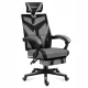  Геймърски стол Huzaro Combat 5.0 Grey Mesh, черен и сив