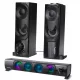  2.0 Audiocore AC955 6W комплект високоговорители, черен