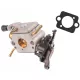  КАРБУРАТОР ЗА HUSQVARNA 445 445E 450 450E II МОТОРИЕН ТРИОН 506450401 КАЧЕСТВО