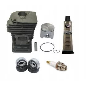    ЦИЛИНДЪРНО БУТАЛО С ЛАГЕРИ ЗА HUSQVARNA 340 345 350 КОМПЛЕКТ ТРИОН 40 ММ