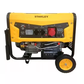    Преносим трифазен бензинов генератор Stanley 6500 W, AVR