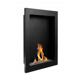   Вертикална висяща биокамина VERTICAL – черна, безопасна и екологична