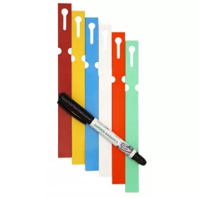    MARKER II+ Етикети 6 ЦВЯТА с примка за описание на растения 200x17 мм (17x200) 600 бр.