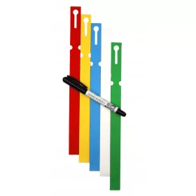    MARKER II+ Етикети 5 ЦВЯТА с примка за описание на растения 327x20 мм (20x327) 500
