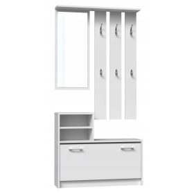    Гардероб TopEshop GAR WHITE 85 x 180 x 24 см бял