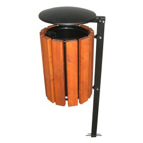   КОША ЗА ОТПАДЪЦИ ЗА ГРАДА училищен парк с покрив