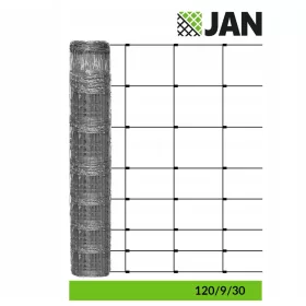 Ян сребърна оградна мрежа 1,2х50м