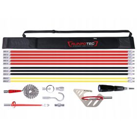   Кръгъл кабел за аларма, антена, електрически, гъвкав (жилен), високоговорител, инсталационен, компютърен, коаксиален, автомобилен, телекомуникационен, гумена изолация, земя H05V-K Runpotec 1 x 1.0