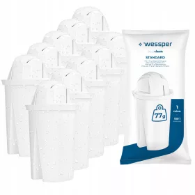    Филтърна вложка за кана Wessper aquaclassic STANDARD 10 бр.