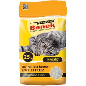   SUPER BENEK Натурална ароматизирана котешка тоалетна 25л