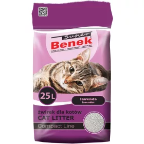    Лавандулова бентонитна постеля Super Benek 25л