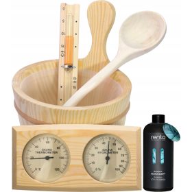   Сауна, аксесоари - БОРОВА КОФА ЗА САУНА 4Л CEBER КОФА С ВЛОЖКА + 4 други продукта