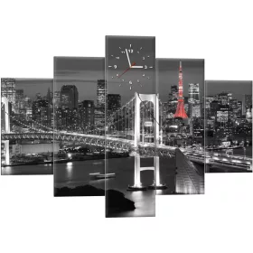   Часа - Стенен часовник Vincio бежово, бяло, черно, нюанси на кафяво, нюанси на червено, нюанси на лилаво, нюанси на синьо, нюанси на розово, нюанси на сиво, нюанси на зелено, нюанси на жълто, многоцветен 150см