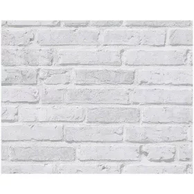    Тапети Бели тухлени 3D тапети за стена Миещи се