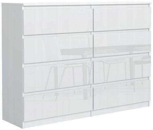  Скрин Meble Masztalerz POLA P 138,6 x 40 x 102 см бял гланц