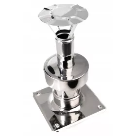   Горен завършек с основа BG-Invest Turbo 80/125 мм, киселинно устойчива