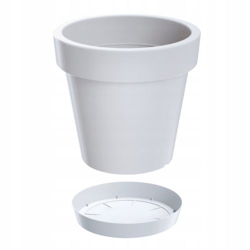  Саксия Lofly 24,8 cm x 24,8 x 35,2 cm диаметър 24,8 cm пластмасова бяла