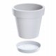  Саксия Lofly 24,8 cm x 24,8 x 35,2 cm диаметър 24,8 cm пластмасова бяла