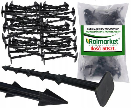Агротекстил - Селскостопански плат за мулчиране (против плевели) Rolmarket черен 3 x 25 cm 0 g/m²