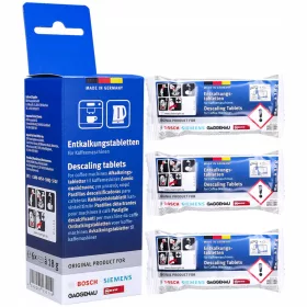   Препарат за отстраняване на котлен камък на таблетки за кафе машини Bosch ДЕСКАЛЕР за кафе машини SIEMENS BOSCH